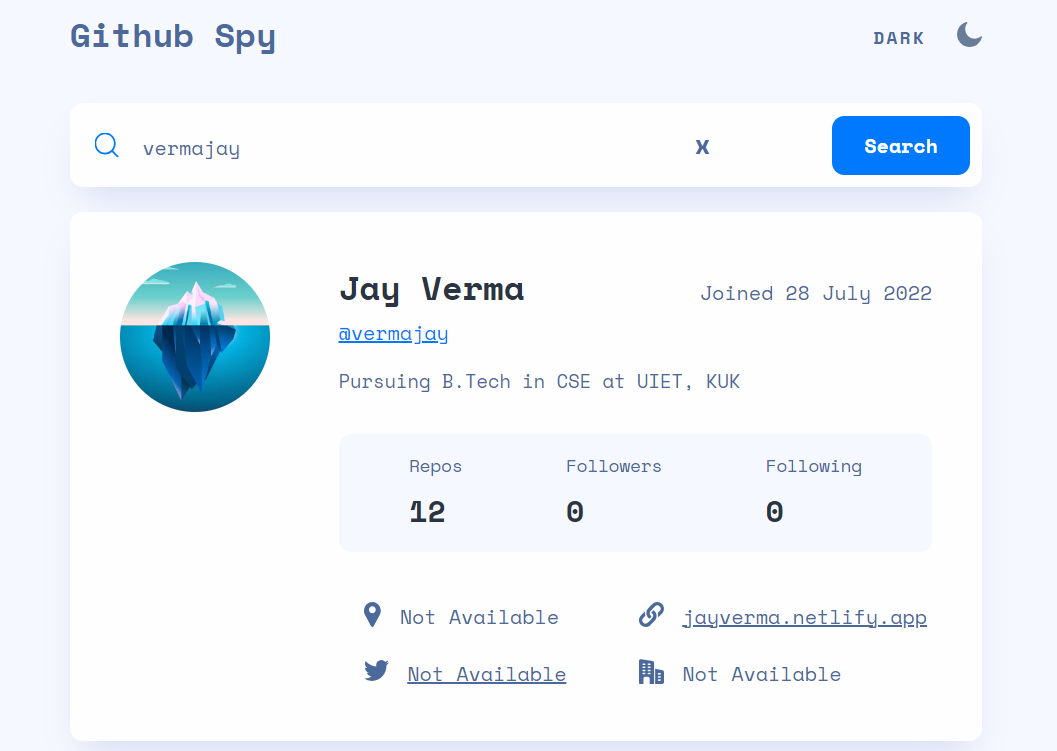 Github Spy